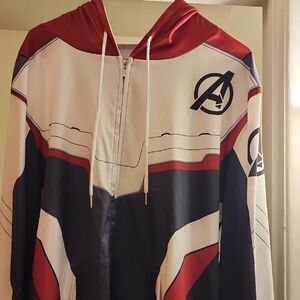 Avengers Red and Black Hoodie